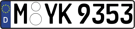 M-YK9353
