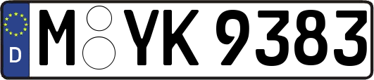 M-YK9383