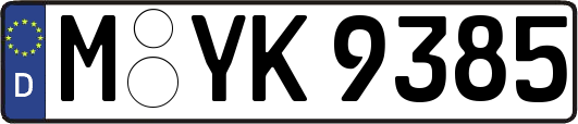 M-YK9385