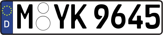 M-YK9645