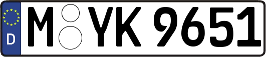 M-YK9651