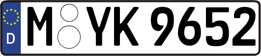 M-YK9652