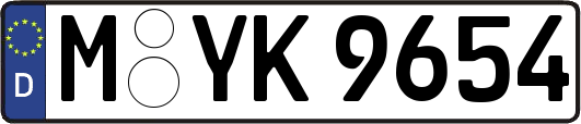 M-YK9654