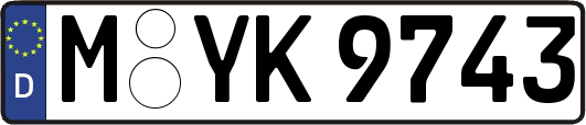 M-YK9743