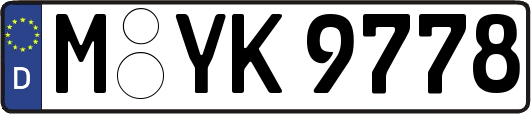 M-YK9778