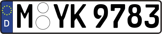 M-YK9783