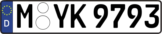 M-YK9793