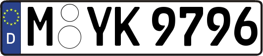 M-YK9796
