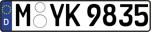 M-YK9835