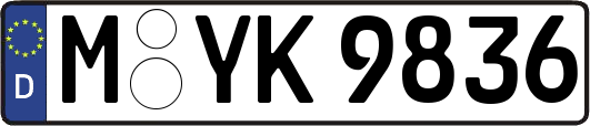 M-YK9836