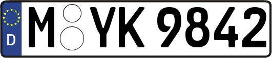 M-YK9842