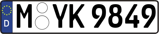 M-YK9849