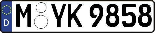 M-YK9858