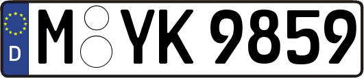 M-YK9859