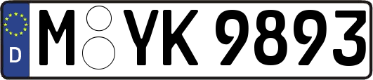M-YK9893