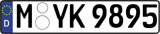 M-YK9895
