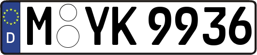 M-YK9936