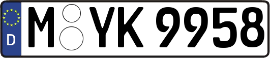 M-YK9958