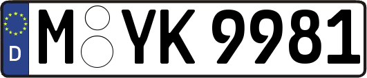 M-YK9981