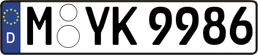 M-YK9986