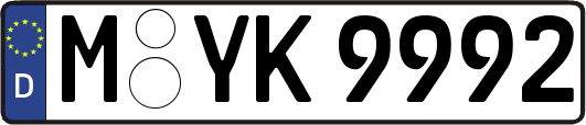 M-YK9992