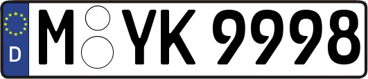 M-YK9998