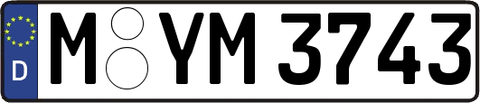 M-YM3743