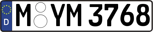 M-YM3768