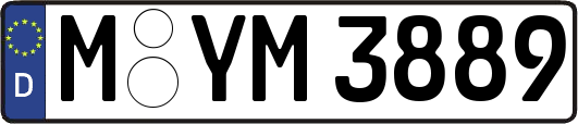 M-YM3889