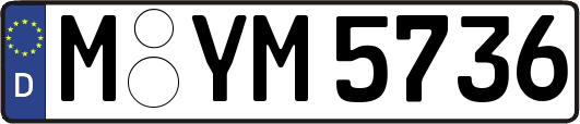 M-YM5736