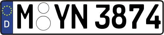 M-YN3874