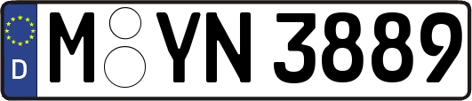 M-YN3889