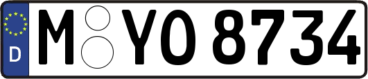 M-YO8734