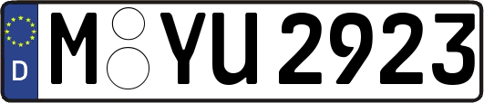 M-YU2923