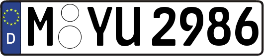 M-YU2986