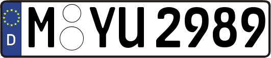 M-YU2989