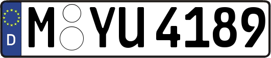 M-YU4189