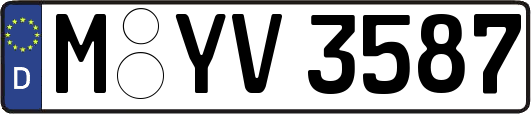 M-YV3587
