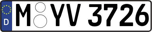 M-YV3726