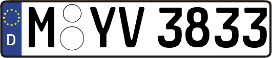 M-YV3833