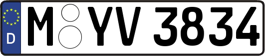 M-YV3834