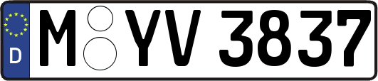 M-YV3837