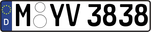 M-YV3838
