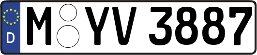 M-YV3887