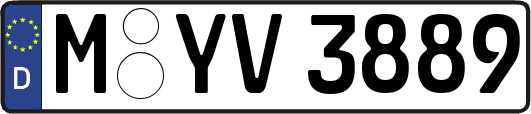 M-YV3889