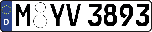 M-YV3893