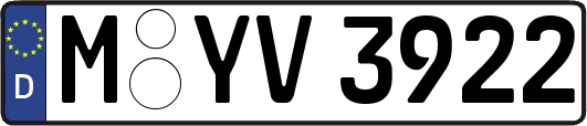 M-YV3922