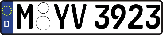M-YV3923