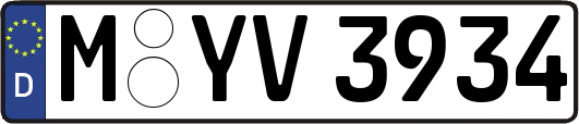 M-YV3934