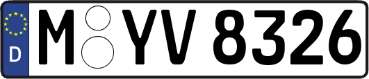 M-YV8326